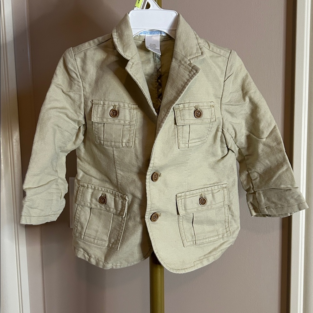 GUC Janie & Jack Linen Boys Blazer(18-24mo)